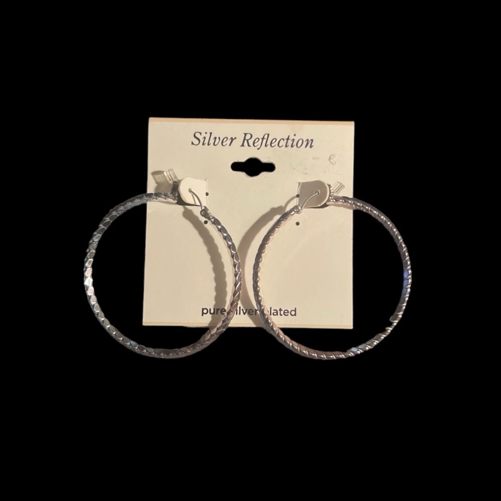 Silver Reflection Earrings